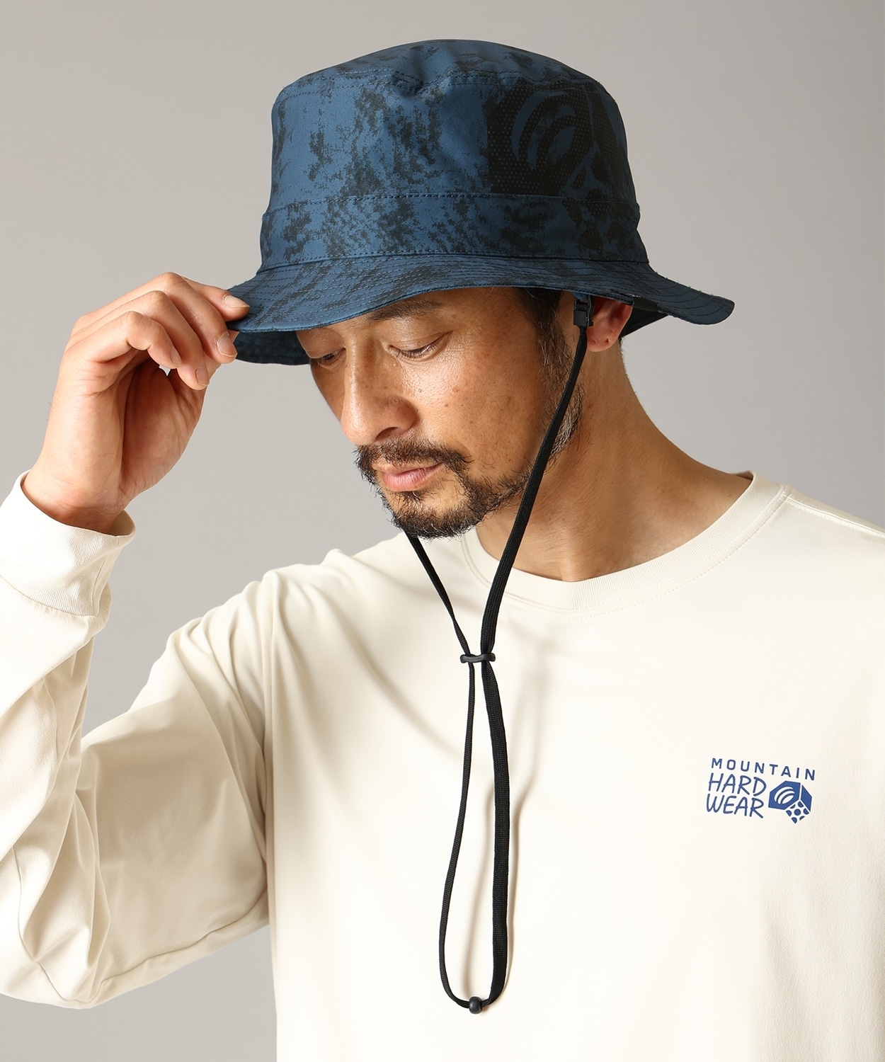 ドワイトハット(R Adriatic Blue Shadowdye Print)│マウンテンハード