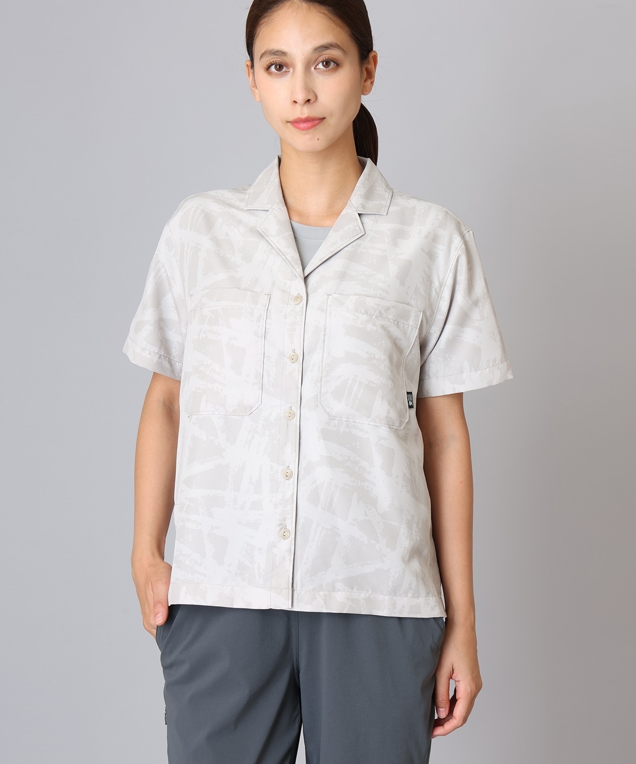 074City Fog Brushstrokes Print