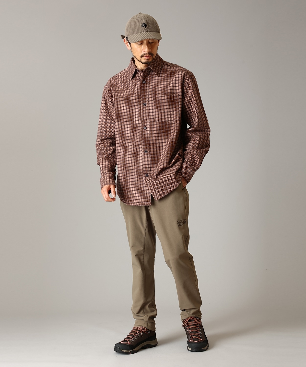 510Deep Mulberry Mini Check
