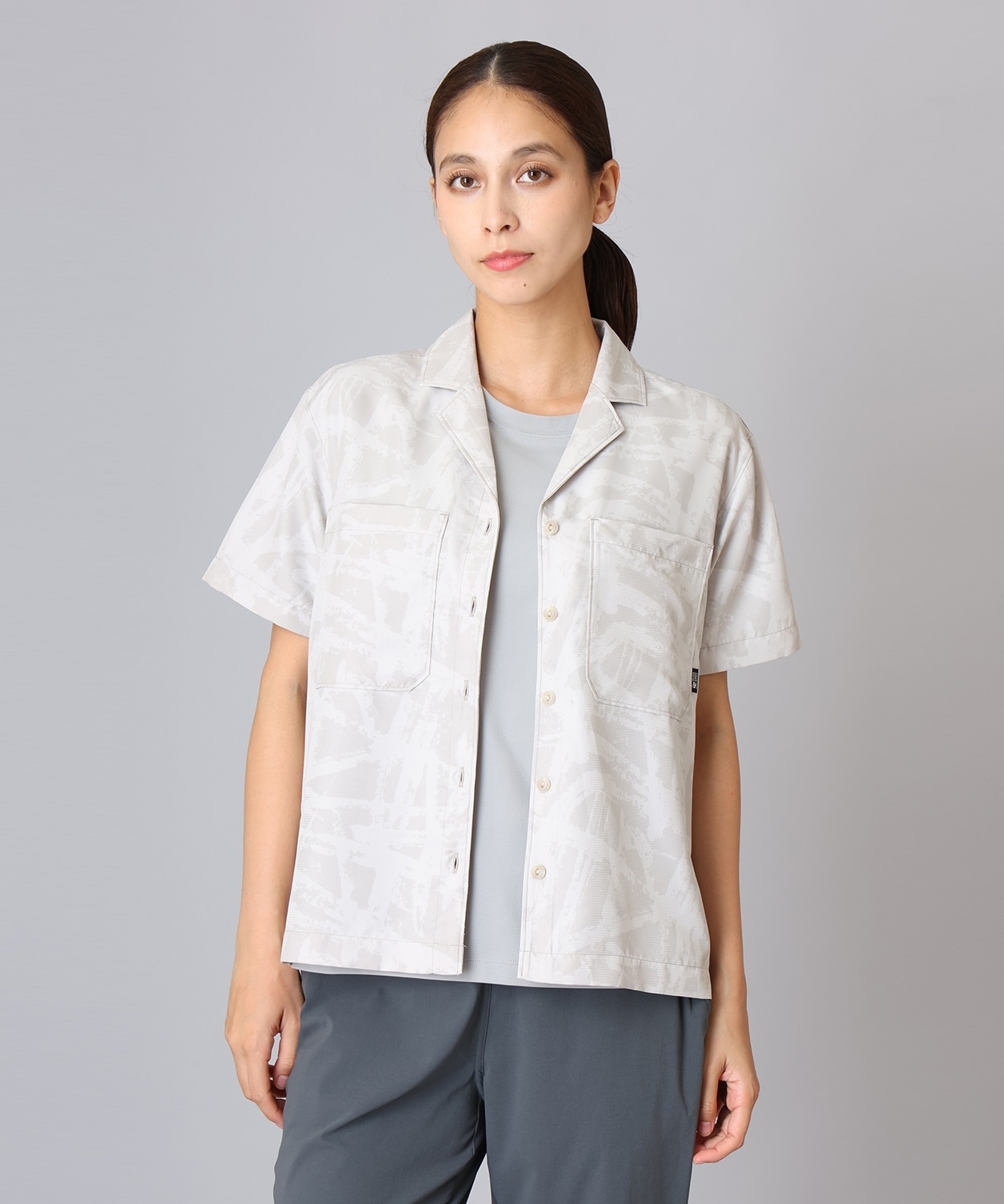 074City Fog Brushstrokes Print