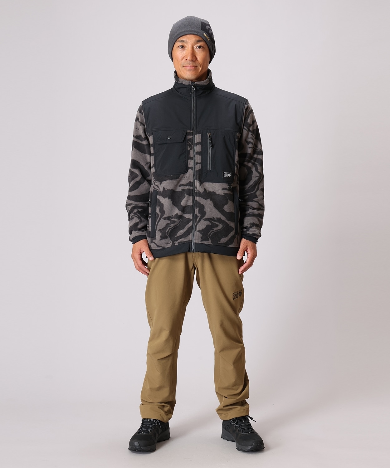 ファーストトラックスフリースフルジップジャケット(S Olive