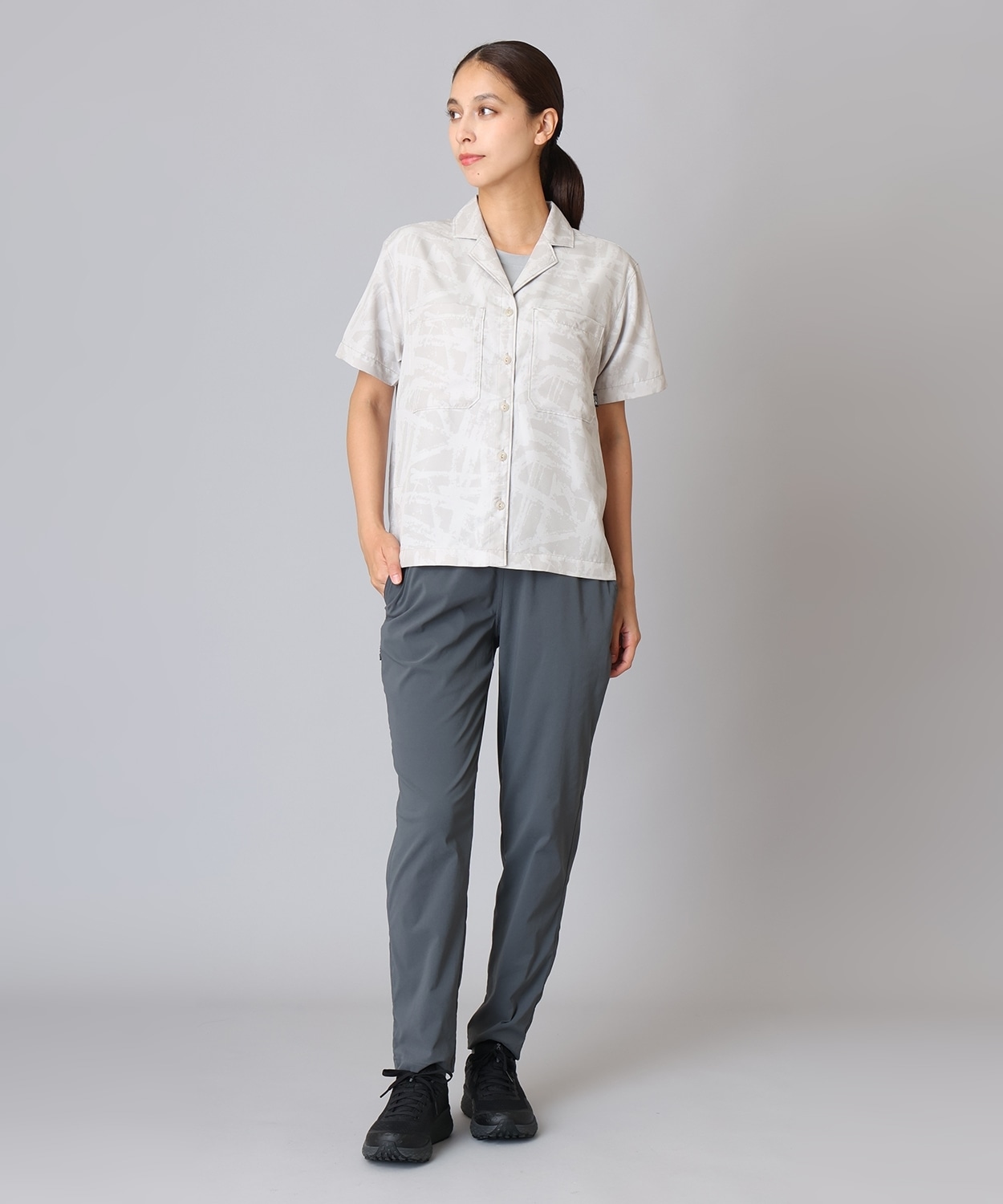 074City Fog Brushstrokes Print