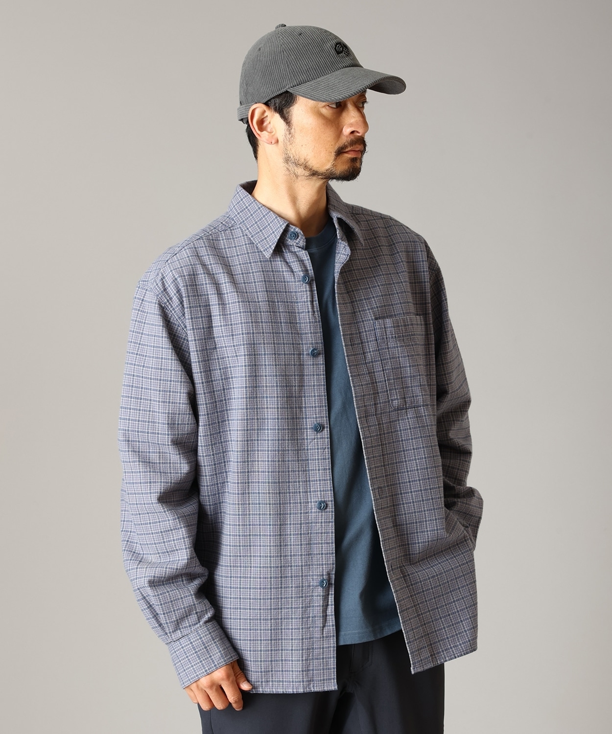 452Better Blue Mini Check