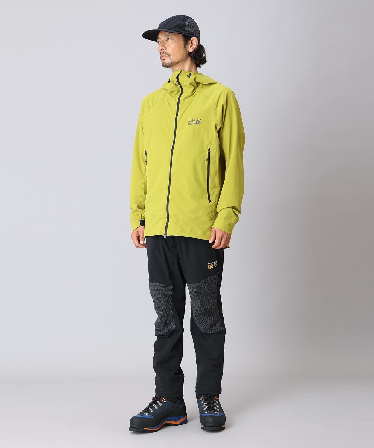 チョックストンアルパインLTフーデッドジャケット(S Python Green