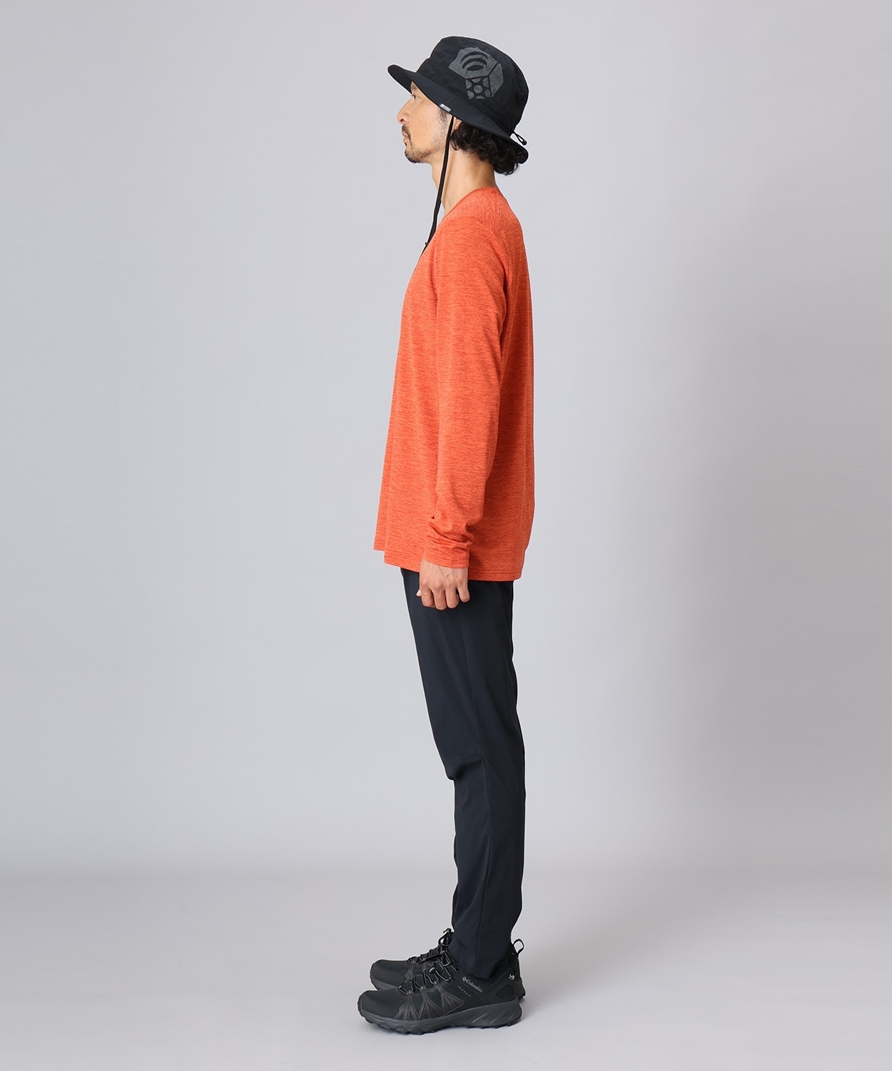 サンブロッカーロングスリーブ(S Adriatic Blue Heather)│マウンテン