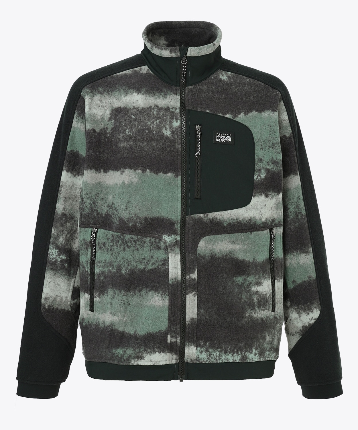 337Thunderhead Grey Patchwork Print Black