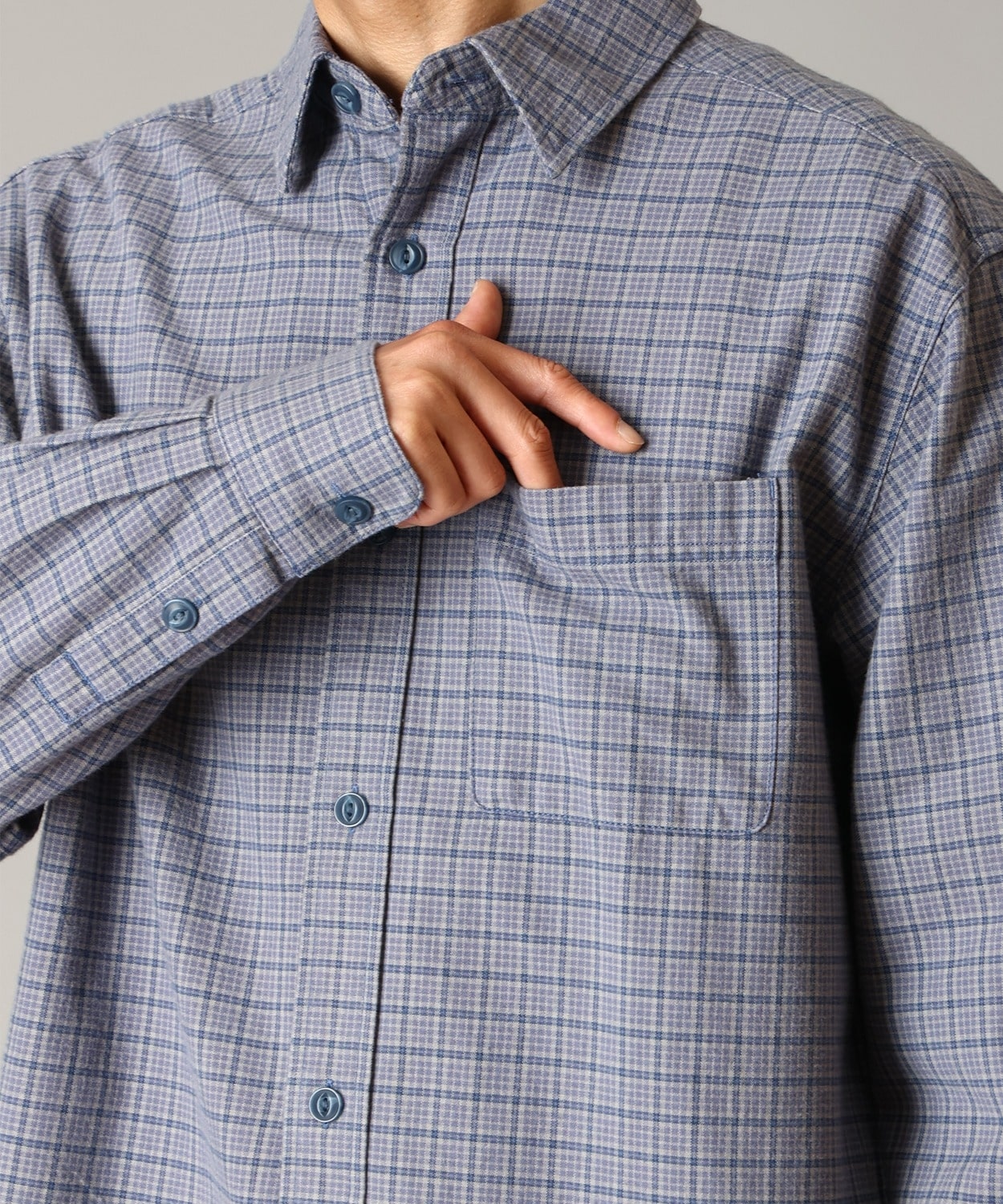 452Better Blue Mini Check