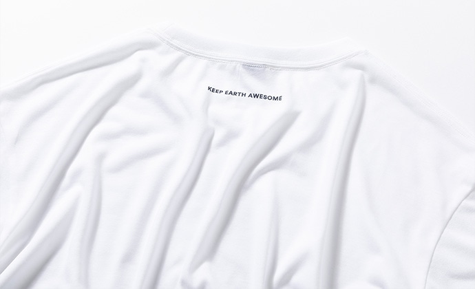 Earthday Hardwear T White / 上部