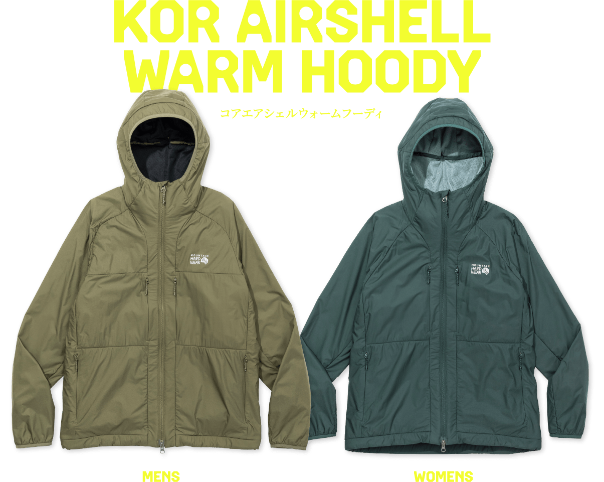 KOR AIRSHELL™ WARM HOODY コアエアシェルウォームフーディ