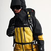 専用【超高機能 美品】US マウンテン ハードウェア スキー パンツ フルジップ 名古屋店 マウンテンハードウェア】脱ぎ着が楽なサイド