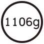 1106g