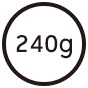 240g