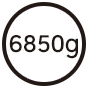 6850g