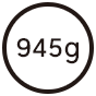 945g