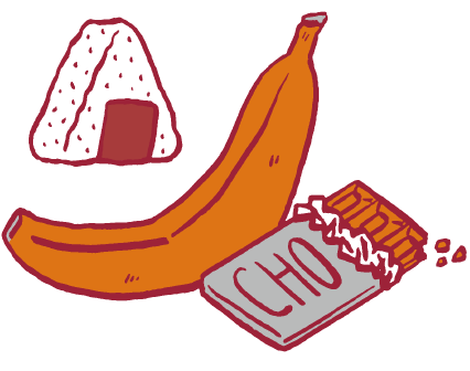 お菓子と補給食